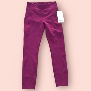 Lululemon Invigorate High Rise Tight 25” (Margenta Purple)